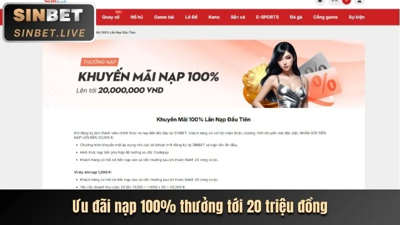 Khuyến mãi chào mừng